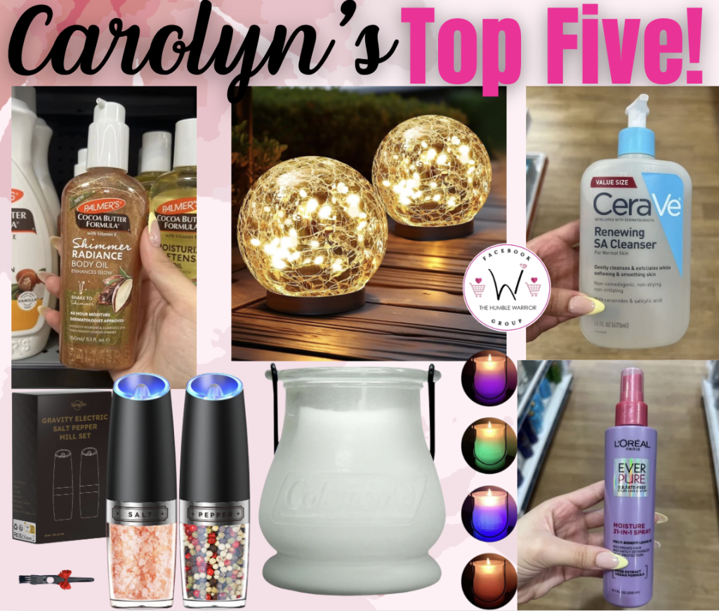 Carolyn’s Top Five!